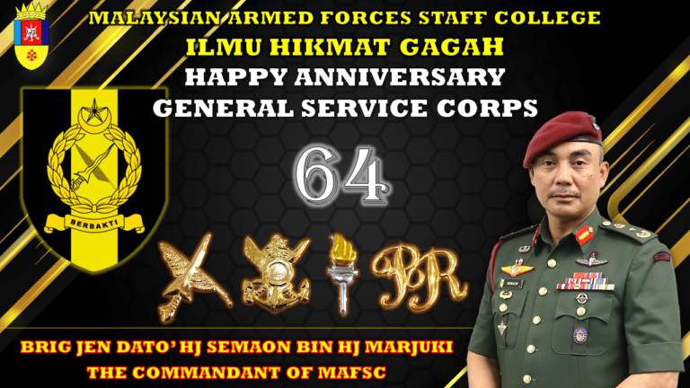 HAPPY 64TH ANNIVERSARY TO GENERAL SERVICE CORPS